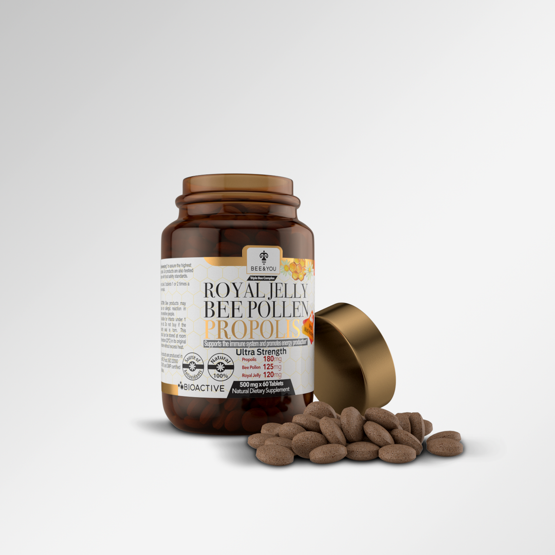 Royal Jelly Propolis Bee Pollen Tablets