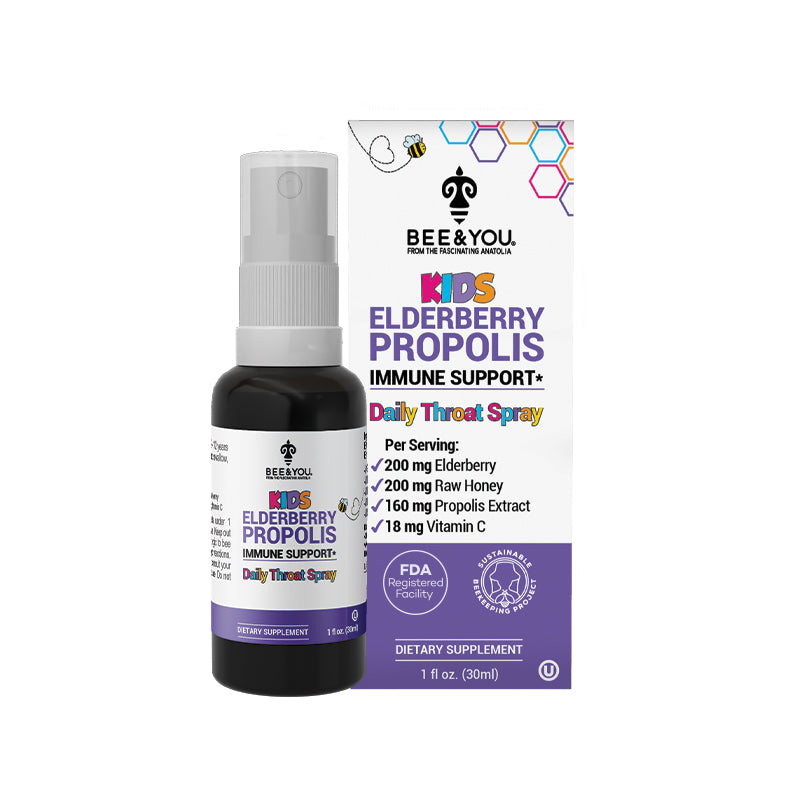 BEE&YOU Elderberry Kids Throat Spray