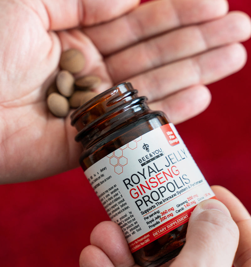 Royal Jelly+Ginseng+Propolis Tablets Ultra Potency